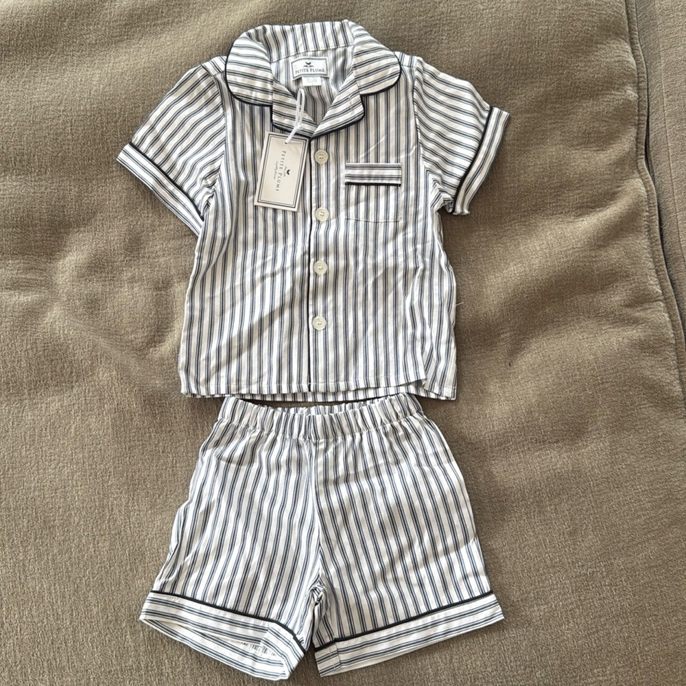 Petite Plume toddler boy short pajama set